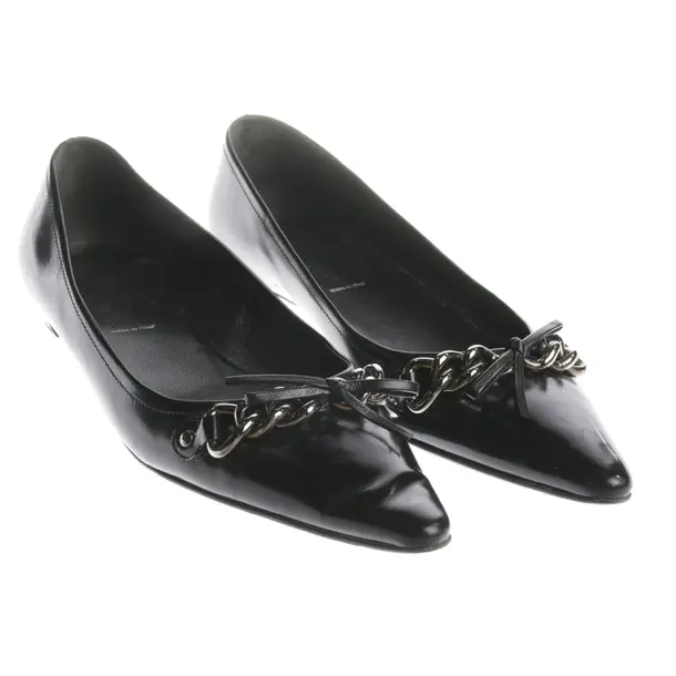 Ballet Flats in Black, , Prada