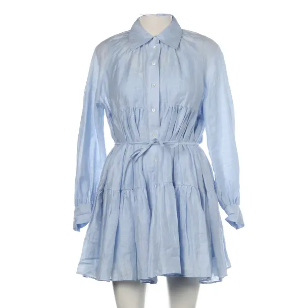 Kleid in Blau, Leinen, Sandro