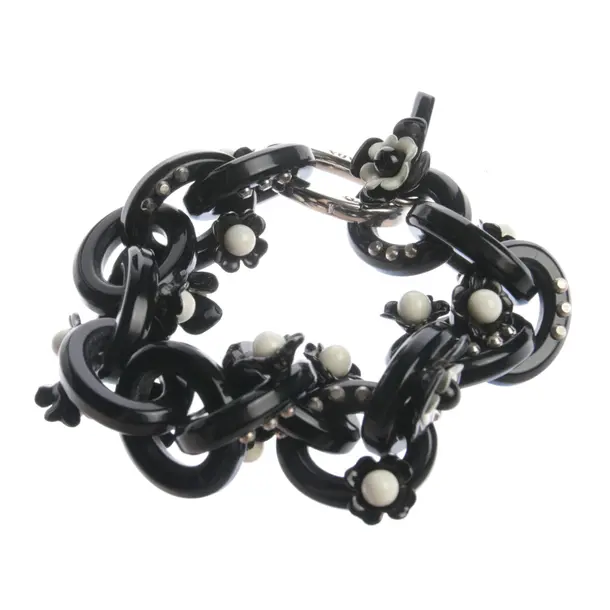 Armband in Schwarz, Sonstige Fasern, Prada