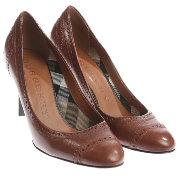 Pumps in Brown, , Burberry
