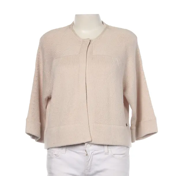 Cardigan in White, Cotton, Bogner