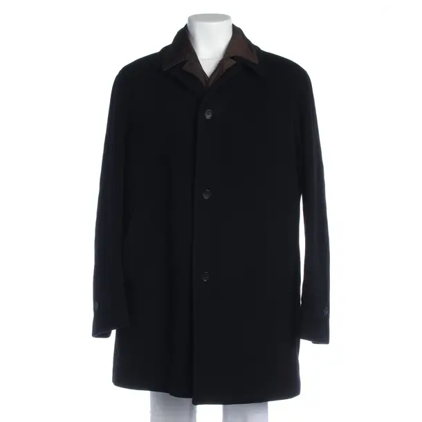 Overcoat in Black, Wool, Windsor