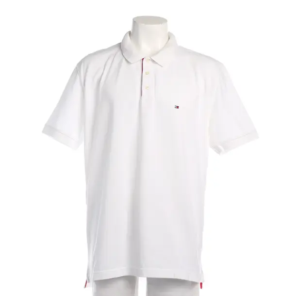 Poloshirt in Weiß, Baumwolle, Tommy Hilfiger