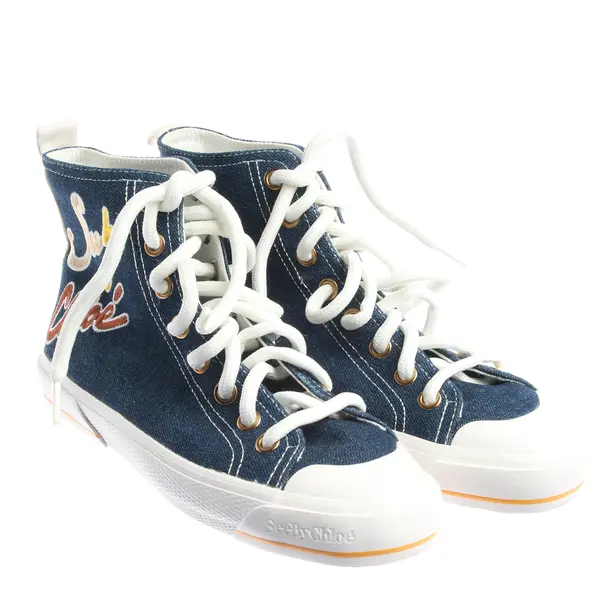 High-Top Sneakers in Multicolored, , See by Chloé