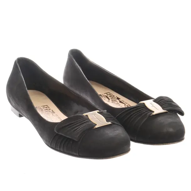 Ballerinas in Schwarz, , Salvatore Ferragamo