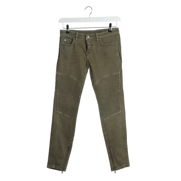 Jeans Straight Fit in Grün, Baumwolle, Closed