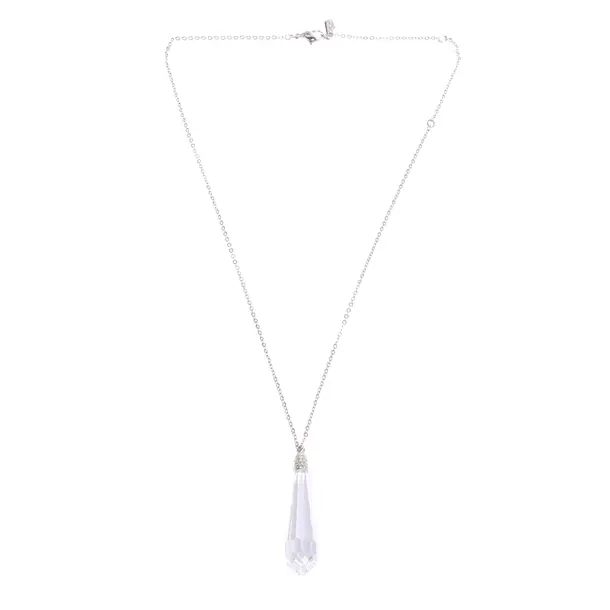 Necklace in Metallic, Metal (metallic, metallized), Swarovski