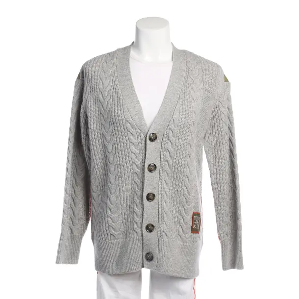 Cardigan in Gray, Wool, Mos Mosh