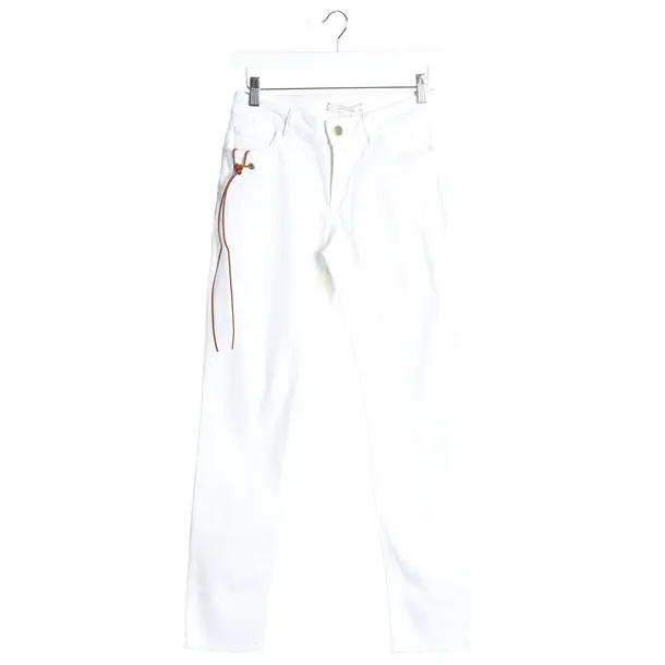 Jeans Straight Fit in Weiß, Baumwolle, Dorothee Schumacher