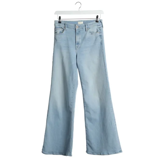 Flared Jeans in Blue, Cotton, Mother
