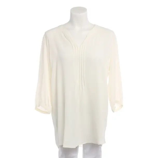 Blouse in White, Acetate, Riani