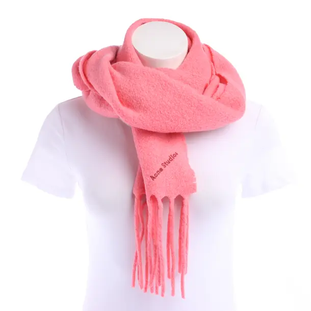 Schal in Rosa, Wolle, Acne Studios