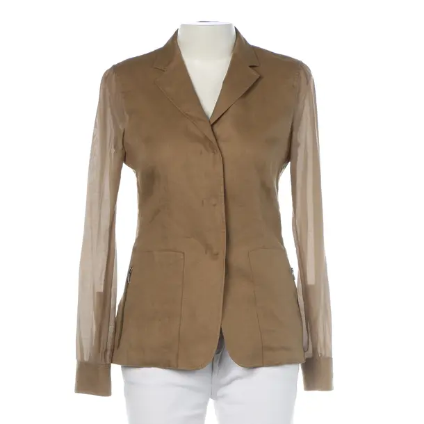 Blazer in Braun, Leinen, Max Mara