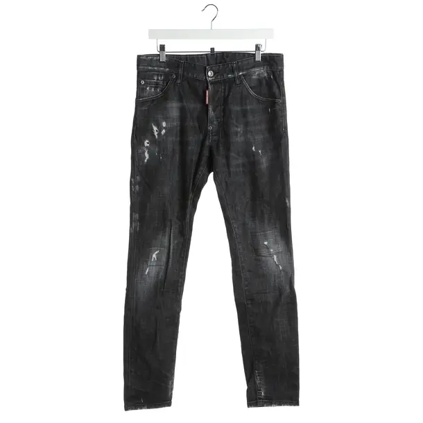 Straight Fit Jeans in Gray, Cotton, Dsquared