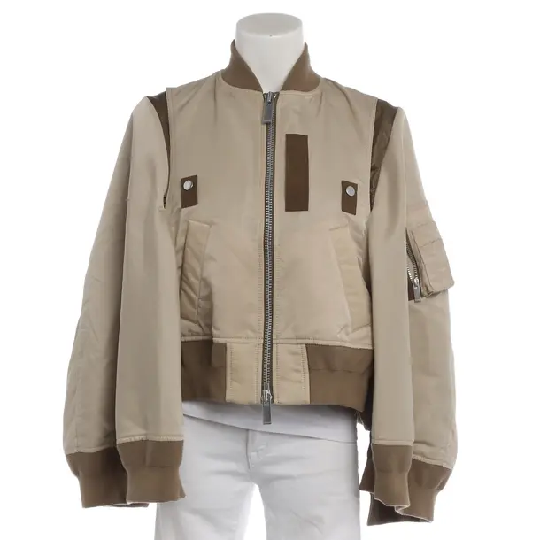 Mid-Season Jacket in White, Polyamide, Sacai