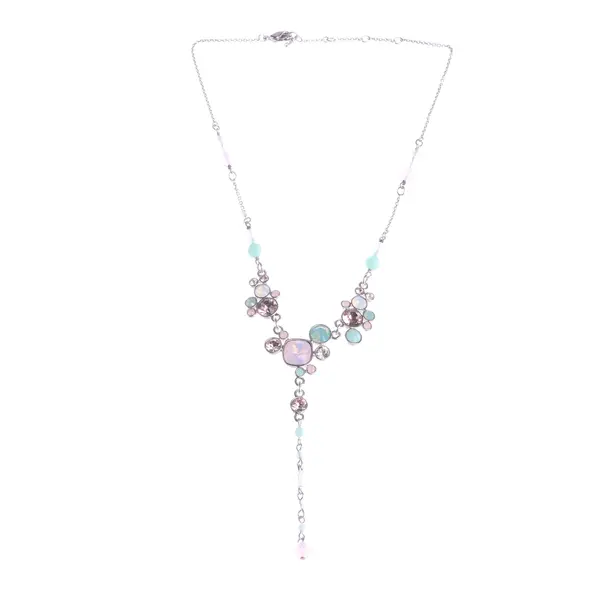 Necklace in Multicolored, Metal (metallic, metallized), Swarovski