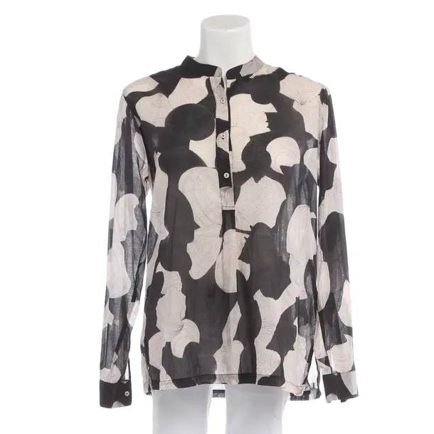 Bluse in Schwarz, Baumwolle, 0039 Italy