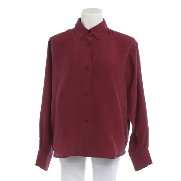 Blouse in Red, Silk, 0039 Italy