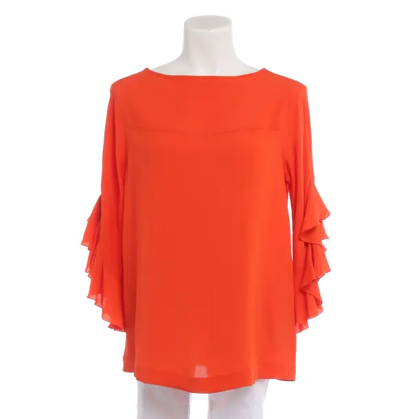 Blouse in Orange, Silk, 0039 Italy