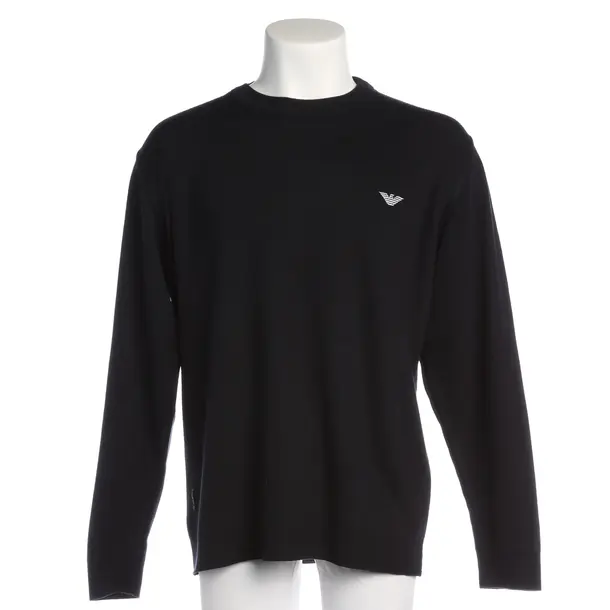 Pullover, in Navy, Wolle, Armani