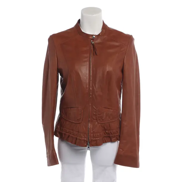 Lederjacke in Braun, Leder, Marc Cain