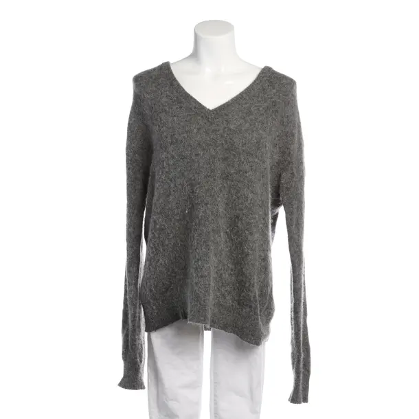 Pullover in Grau, Wolle, American Vintage