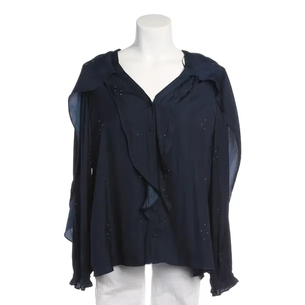 Blouse in Blue, Viscose, Marc Cain