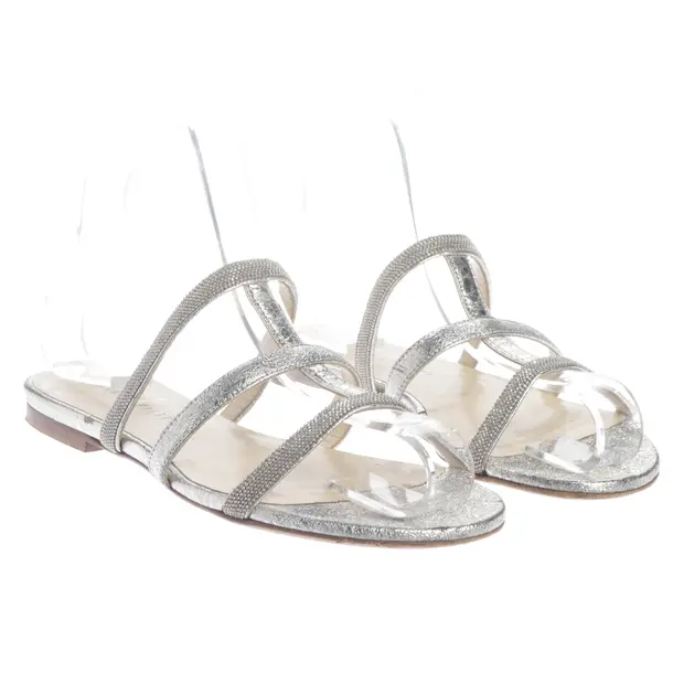 Sandalen in Metallic, , Fabiana Filippi