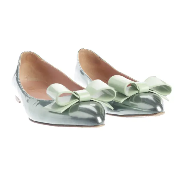 Ballet Flats in Metallic, , Red Valentino