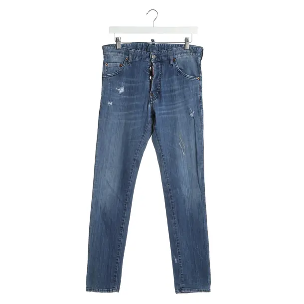 Straight Fit Jeans in Blue, Cotton, Dsquared