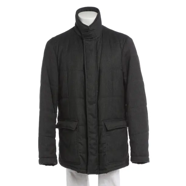 Mid-Season Jacket in Gray, Polyester, Armani Collezioni