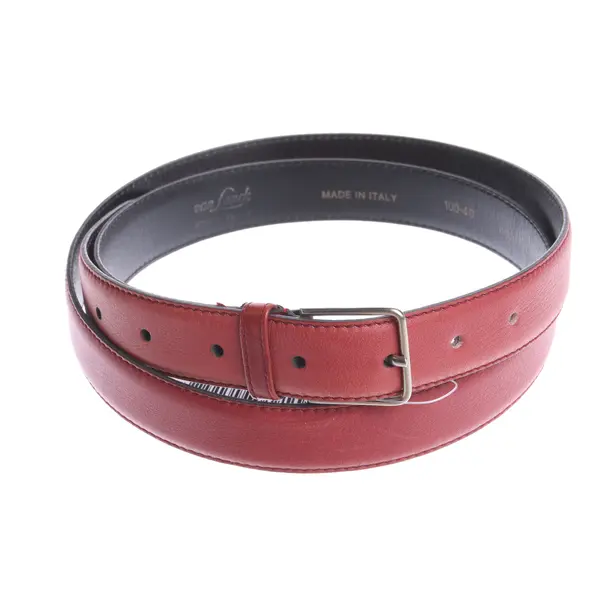Belt in Red, Leather, Van Laack