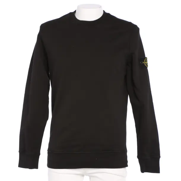 Sweatshirt in Schwarz, Baumwolle, Stone Island
