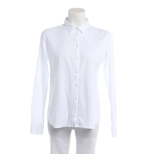 Blouse in White, Cotton, Mos Mosh