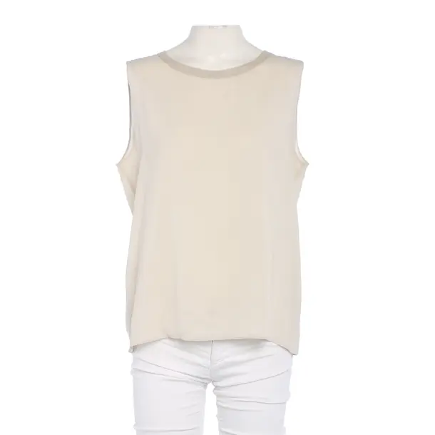 Top in Weiß, Seide, Fabiana Filippi
