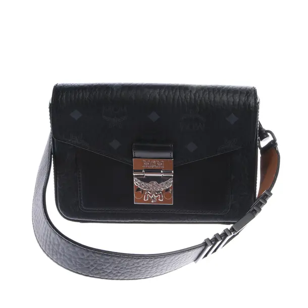 Handbag in Black, Leather, MCM