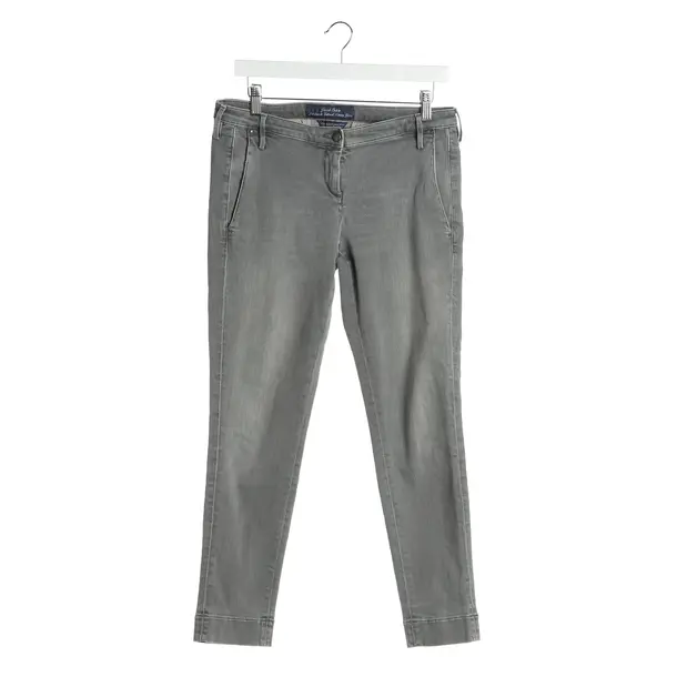 Straight Fit Jeans in Gray, Cotton, Jacob Cohen