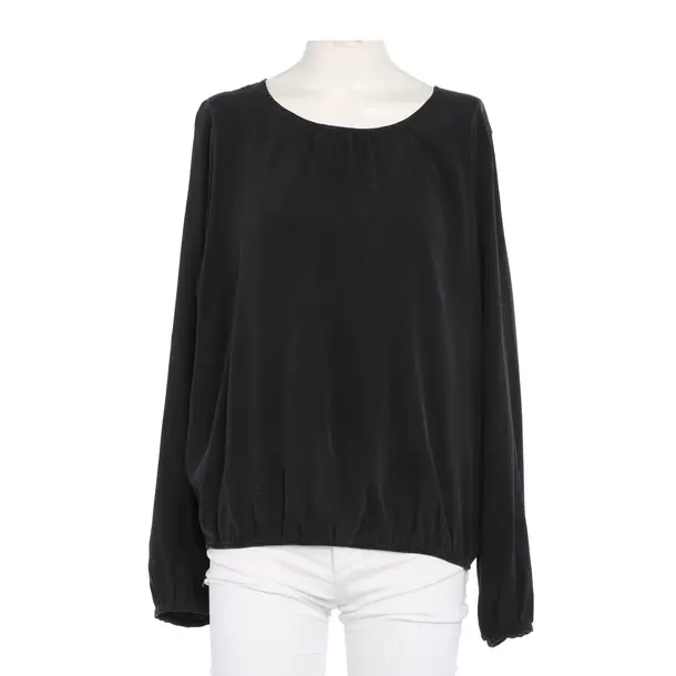 Bluse in Grau, Seide, Herzensangelegenheit