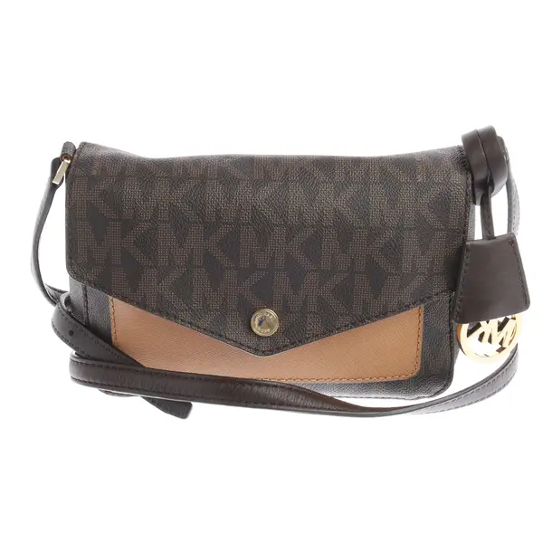 Shoulder Bag in Brown, Leather, Michael Kors