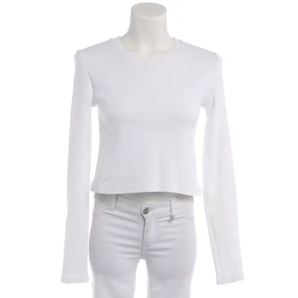 Long Sleeve Shirt in White, Cotton, Mrs & Hugs