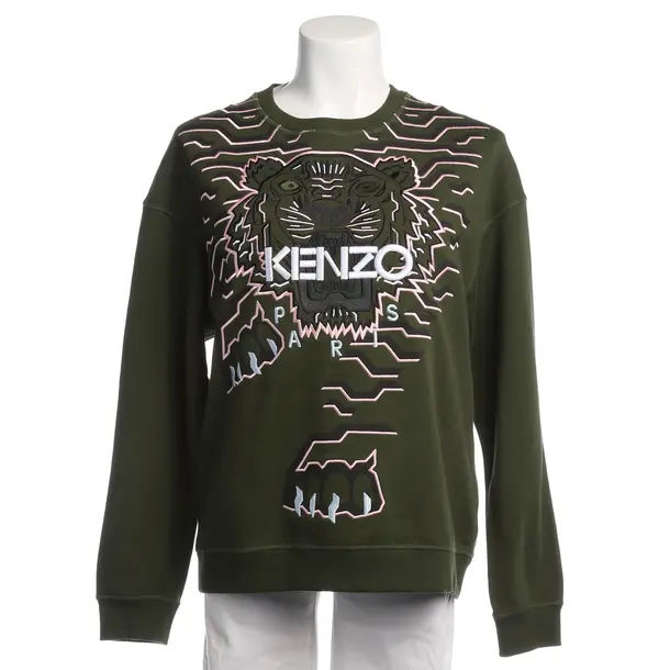Sweatshirt in Green, Cotton, Kenzo