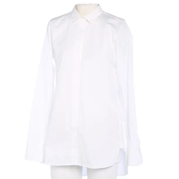 Blouse in White, Cotton, Lis Lareida