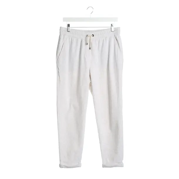 Pants in White, Cotton, Brunello Cucinelli