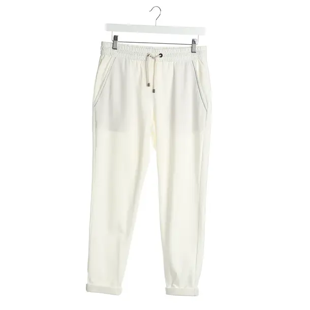 Pants in White, Cotton, Brunello Cucinelli