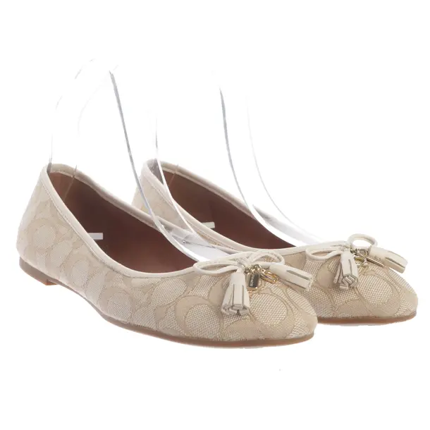 Ballerinas in Weiß, , Coach