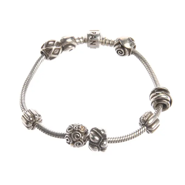 Bracelet in Metallic, 925 Sterling Silver, Pandora