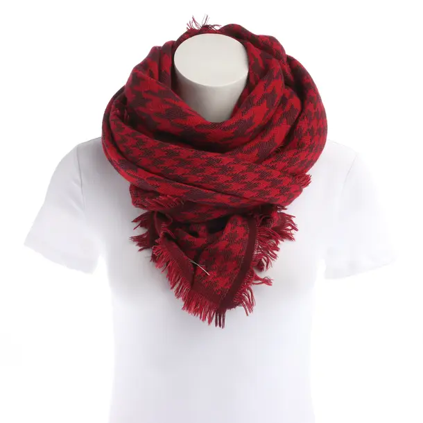 Scarf in Red, Wool, Hugo Boss