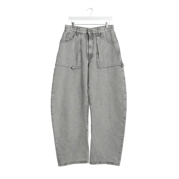 Jeans Flared in Grau, Baumwolle, The Attico