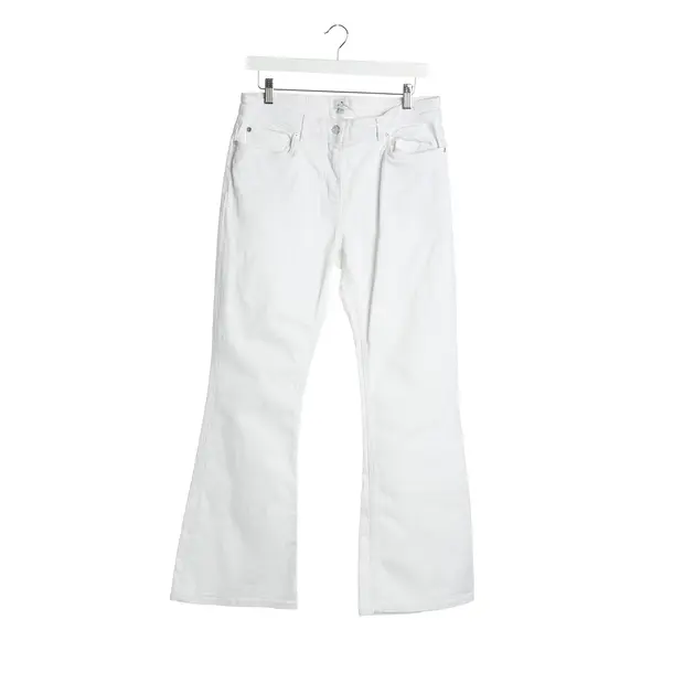 Bootcut Jeans in White, Cotton, Etro