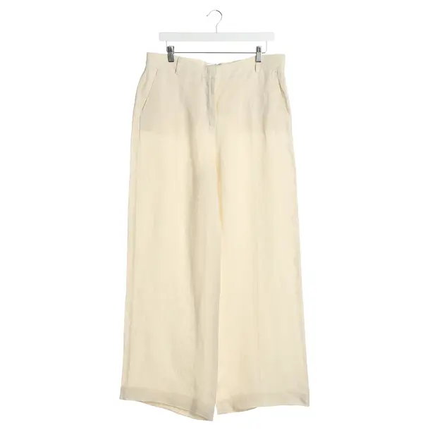 Hose in Weiß, Leinen, Max Mara
